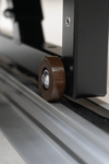 3 belt Scopema Sliding Rail Seat Bed RIB Safety Tested ISO-FIX Latch, 3 point belts FMVSS Made in Europe Available for Sprinter, Metris and ProMaster with the Transit coming soon. Vanevolve.com
